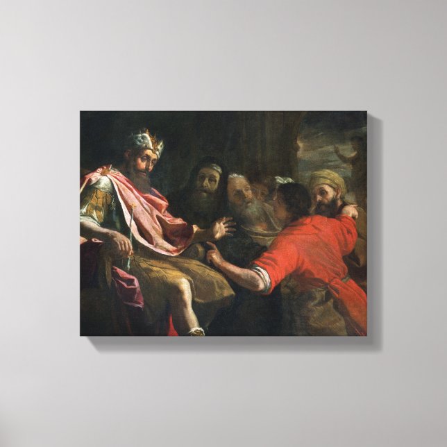 Daniel Interpreting Nebuchadnezzar's First Dream ( Canvas Print (Front)