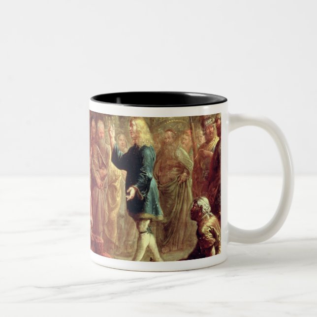 Daniel Interprets Nebuchadnezzar's First Dream (oi Two-Tone Coffee Mug (Right)