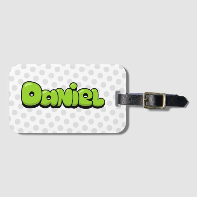 Daniel Luggage Tag (Front Horizontal)
