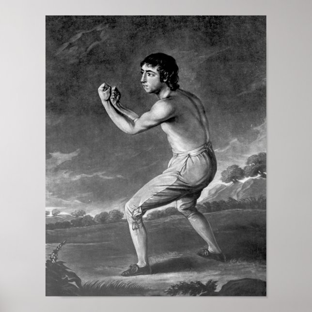 Daniel Mendoza, engraved by Henry Kinsbury, 1789 Poster (Front)