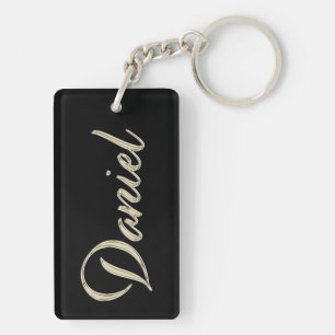 Daniel Name whitegold key trailer Ring