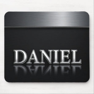 Daniel Name with Dripping Liquid Metal Mouse Mat