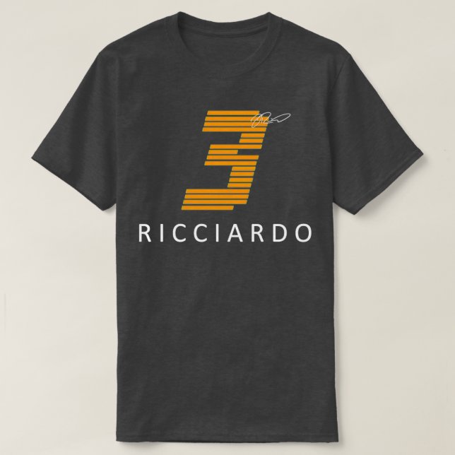 Daniel Ricciardo Graphic Dark T-Shirt (Design Front)