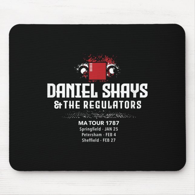 Daniel Shays Machusetts History  Mouse Mat (Front)