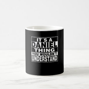 DANIEL Surname Personalised Gift Coffee Mug