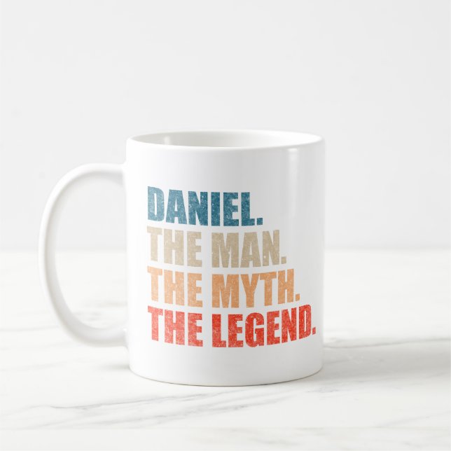 Daniel The Man The Myth The Legend Coffee Mug (Left)