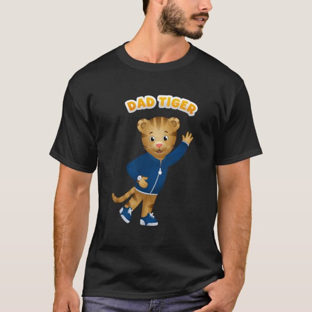 Daniel Tiger'S Neighbourhood Dad Tiger T-Shirt (Front)