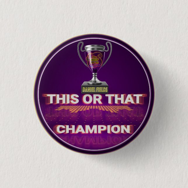 DANIEL TOT 3 CM ROUND BADGE (Front)