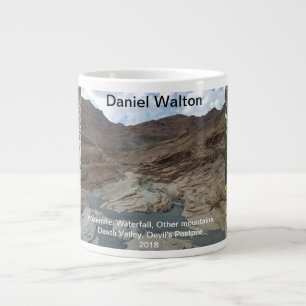 Daniel Walton Yosemite: Waterfall, Other Mountains Large Coffee Mug