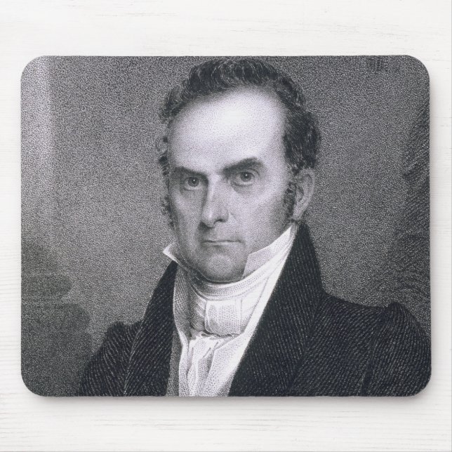 Daniel Webster (1782-1852) (engraving) Mouse Mat (Front)
