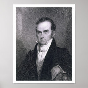 Daniel Webster (1782-1852) (engraving) Poster
