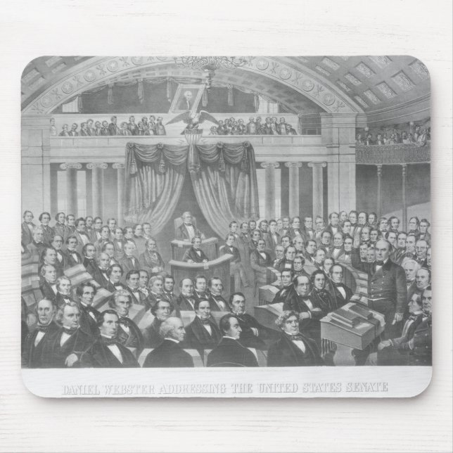 Daniel Webster addressing the United States Mouse Mat (Front)