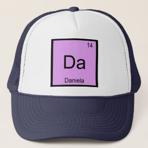 Daniela Name Chemistry Element Periodic Table Trucker Hat