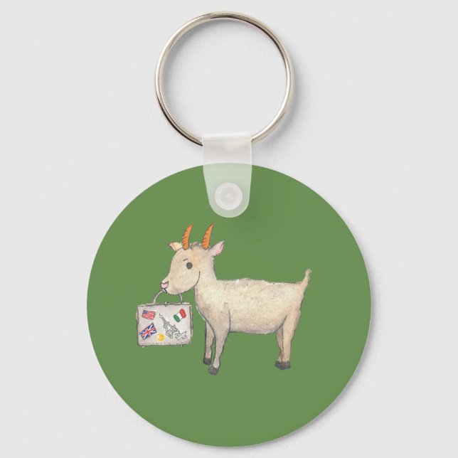 Danielle The Goat Key Ring (Front)