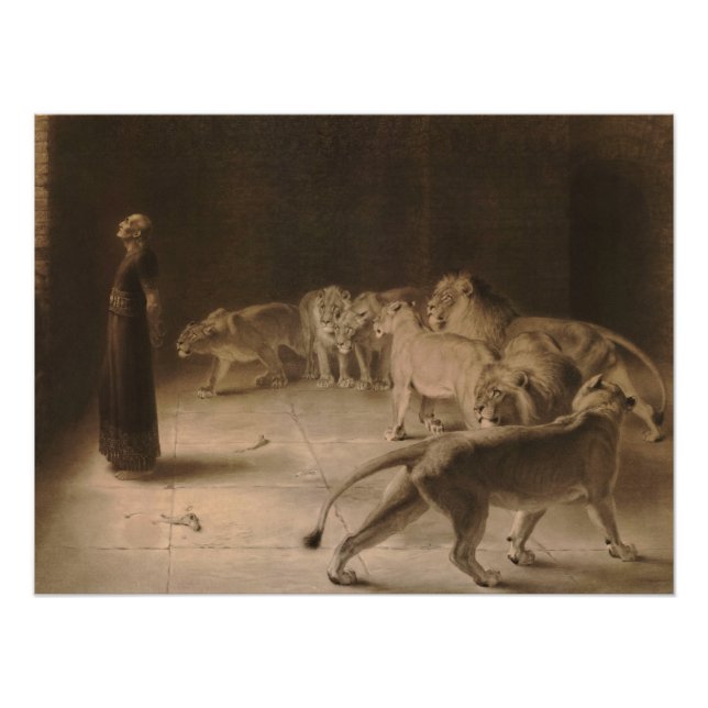 Daniel's Answer to the King by Briton Riviere Photo Print (Front)
