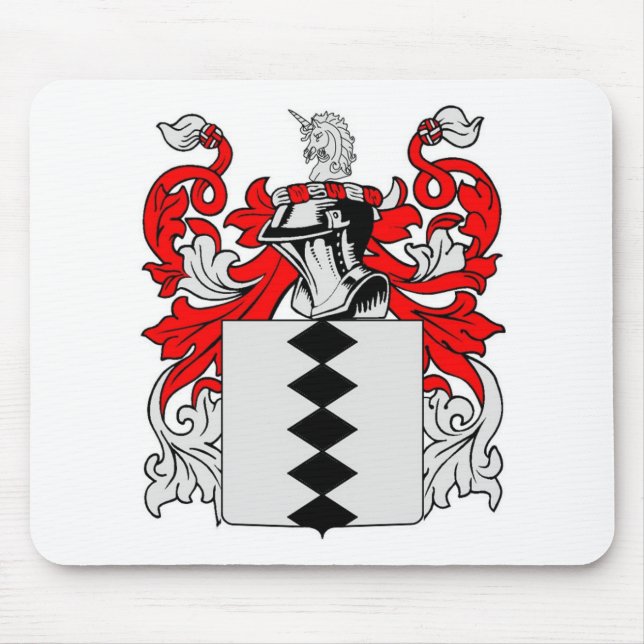 Daniels (Scottish) Coat of Arms Mouse Mat (Front)