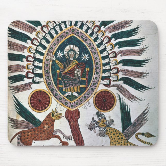 Daniel's vision of Four Beasts and God Mouse Mat (Front)