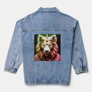 Danim jaceat lion disgin  denim jacket