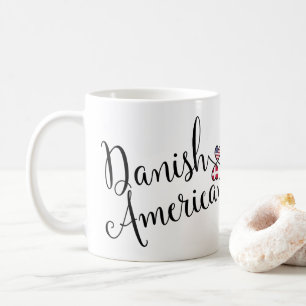 Danish American Entwined Hearts Mug