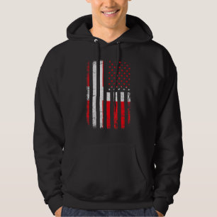 Danish American Flag Denmark America Pride Heritag Hoodie
