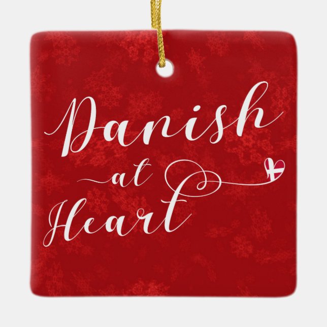 Danish At Heart Holiday Decoration (Front)