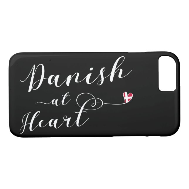 Danish At Heart Mobile Phone Case, Denmark Case-Mate iPhone Case (Back (Horizontal))