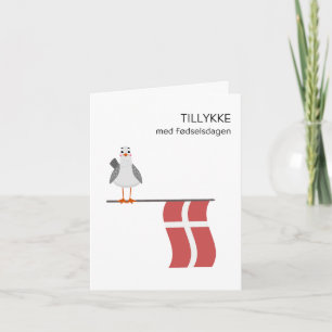 Danish Birthday Card – Tillykke med fødselsdagen