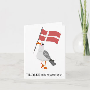 Danish Birthday Card – Tillykke med fødselsdagen