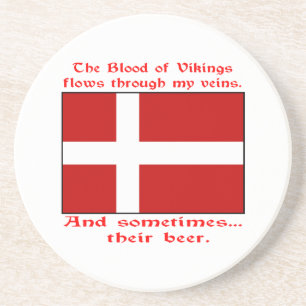 Danish Blood & Beer Viking Coaster