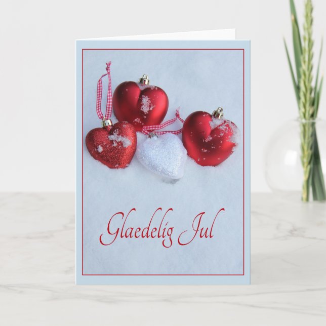 Danish Christmas Card - Glædelig Jul (Front)