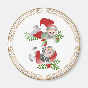 Danish Christmas Figures Magnet