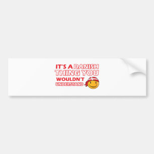 Danish Designs Bumper Sticker