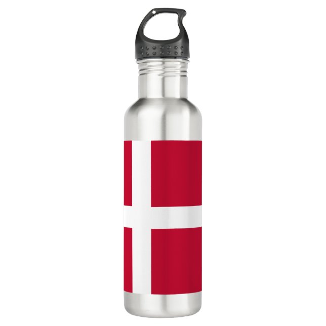 Danish Flag 710 Ml Water Bottle (Front)