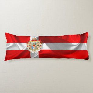 Danish flag body cushion