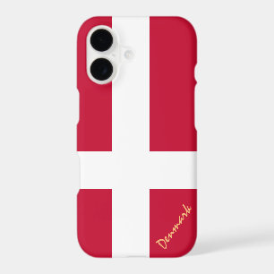 Danish Flag Case & Denmark fashion / sports