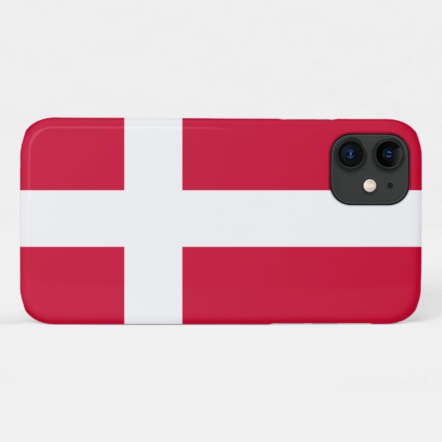 Danish Flag Case-Mate iPhone Case (Back (Horizontal))