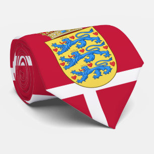Danish Flag & Coat of Arms, Flag of Denmark Tie