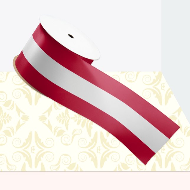 Danish flag colours ribbon, patriots, Denmark Satin Ribbon (Creator Uploaded)