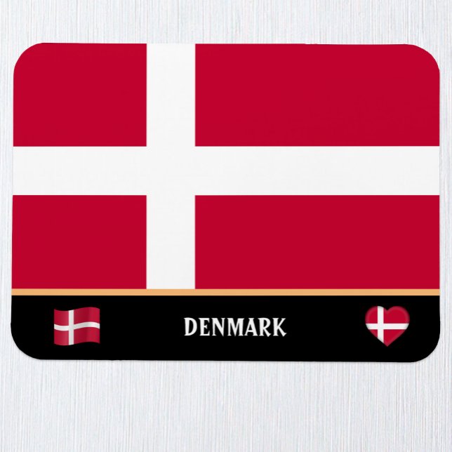 Danish Flag & Danish country travel / Denmark Magnet (Creator Uploaded)