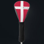 Danish Flag & Golf Denmark sports Covers /clubs<br><div class="desc">GOLF Head Covers: Denmark & Danish Flag fashion games - love my country,  travel,  holiday,  golfing patriots / sport fans</div>