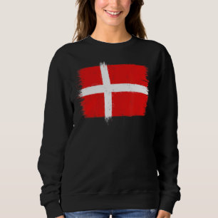 Danish Flag Grundlovsdag Denmark Day 5 June Danmar Sweatshirt