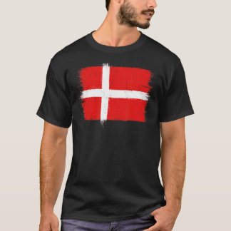 Danish Flag Grundlovsdag Denmark Day 5 June Danmar T-Shirt