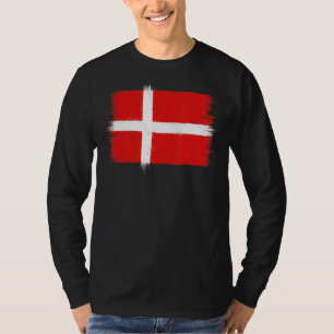 Danish Flag Grundlovsdag Denmark Day 5 June Danmar T-Shirt
