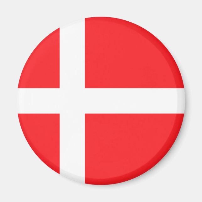 Danish Flag Magnet (Front)