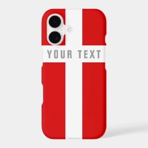 Danish flag of Denmark personalised