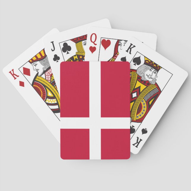 Danish Flag Playing Cards (Back)