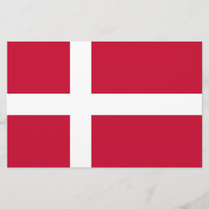 Danish Flag Stationery