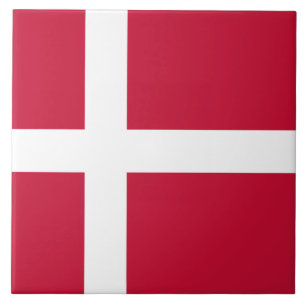 Danish Flag Tile