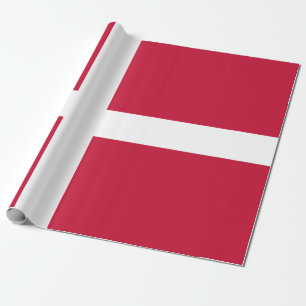 Danish Flag Wrapping Paper