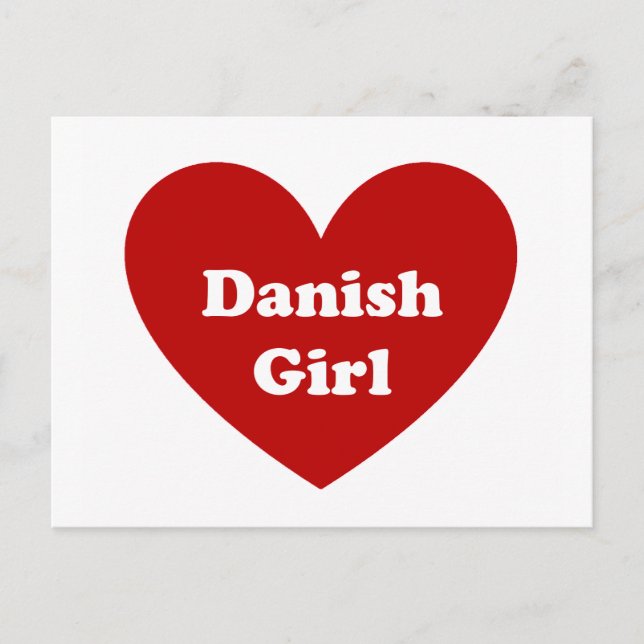 Danish Girl Postcard (Front)